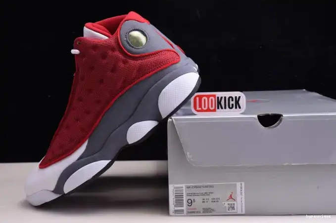 HYPE 414571-600 Jordan Air Red Gym Flint Retro Grey 13 0412